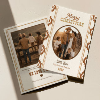 Western Style Christmas Card | Printed or Digital
