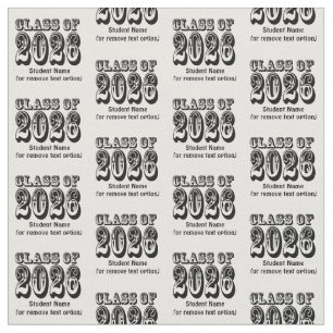 Western Style Class of 2026 Graduation Fabric