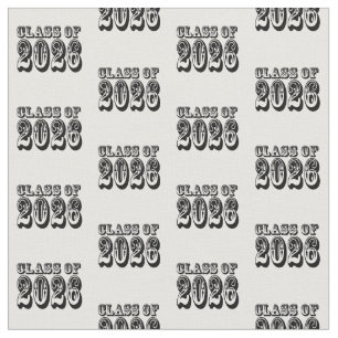 Western Style Class of 2026 Graduation Fabric