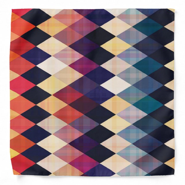 Western Style Classic Cloth Bandana (Front)