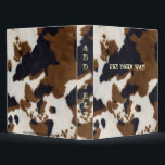 Western Style Cowhide Print Notebook Binder<br><div class="desc">Western Style Cowhide Print Notebook Avery Binder 1 EZD Touch Ring. For you country folks. Use for school,  teachers,  students,  classes,  study,  Cookbook,  Bank Records,  Notebook,  Documents,  Photos,  Album,  Work,  Office,  Church related,  School,  History Book,  Medicine records,  Keepsakes,  Home Budget Notebook,  so many ways to use!</div>