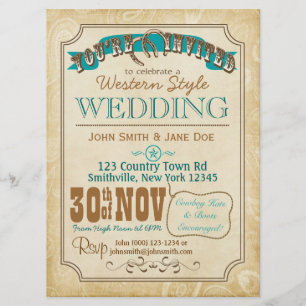 Western Style Invitation