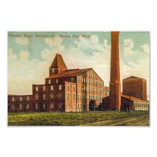 Western Sugar Refining Company Marine City Mich Photo Print