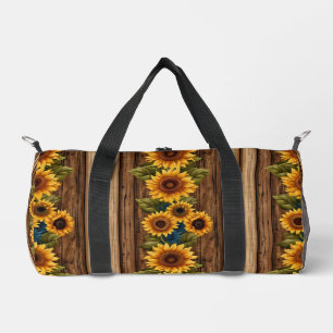 Western Sunflower Duffle Bag
