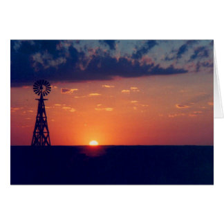 Western Sunset Cards