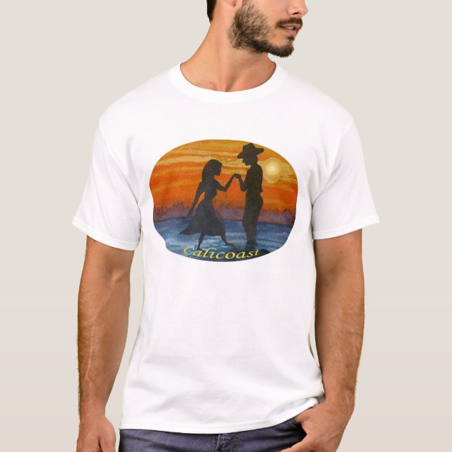 Western Sunset Lovers T-Shirt (Front)