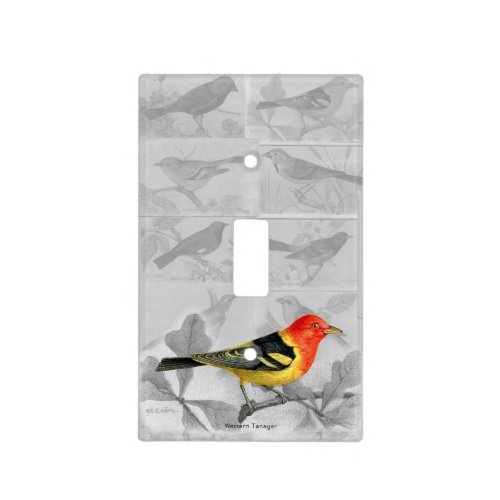 Western Tanager _ Customize Color Light Switch Cov