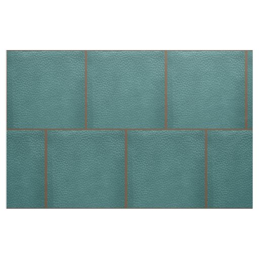 teal faux leather fabric