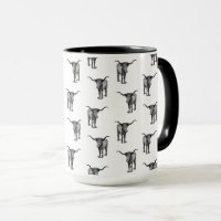 Western Texas Longhorn Bull CUSTOM BG COLOR