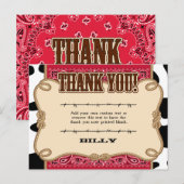 Western Thank You Cards | Zazzle