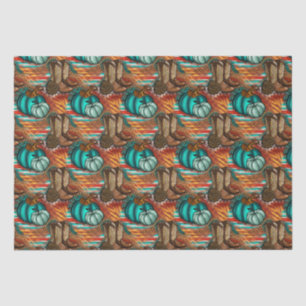 Western Thanksgiving Tissue Paper