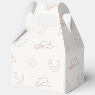 Western Theme Favor Box