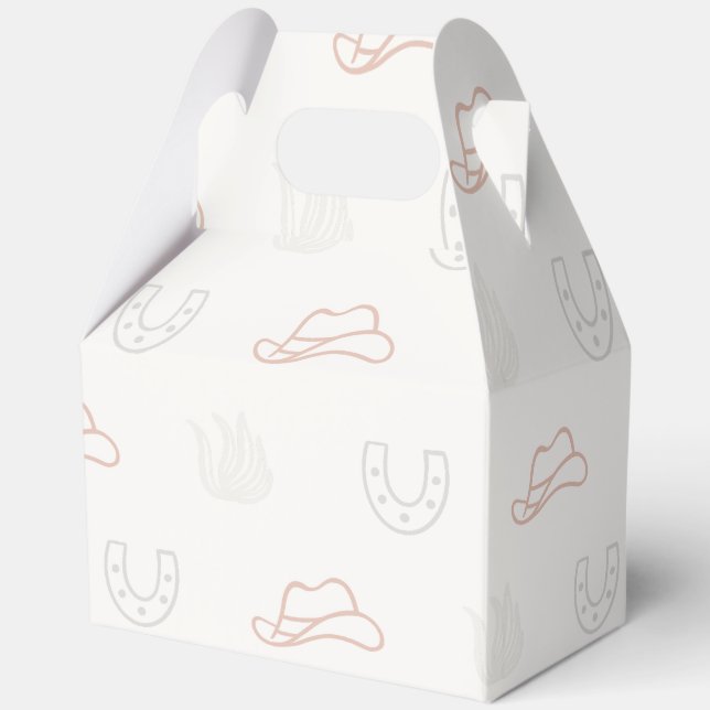 Western Theme Favor Box (Front)