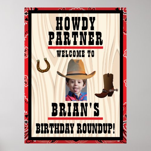 Western Theme Poster