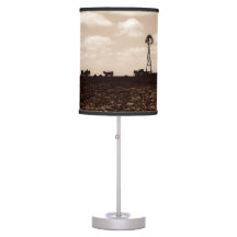 Western Theme Table Lamp