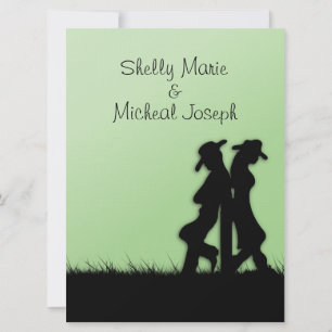 Western Theme Wedding Invitation