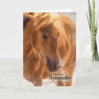 Western Themed Horse Pet Sympathy Card by PAWSitivelyPETs at Zazzle