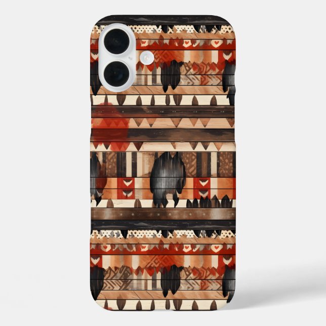Western tiled pattern lovers  Case-Mate iPhone case (Back)