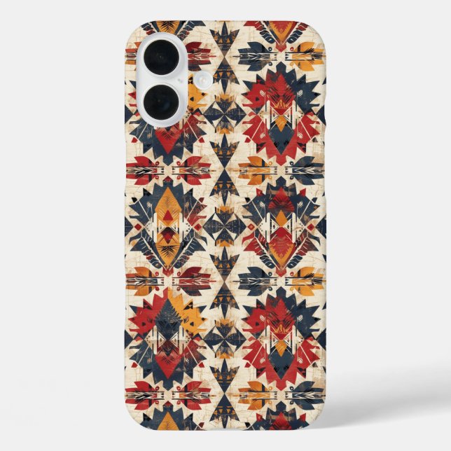 Western tiled pattern lovers  Case-Mate iPhone case (Back)