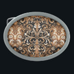 Western Tooled Leather Look Design Belt Buckle<br><div class="desc">Western Tooled Leather Look Design belt buckle. Perfect for anyone who loves the country western ranch lifestyle. Makes a great Father's Day gift!</div>