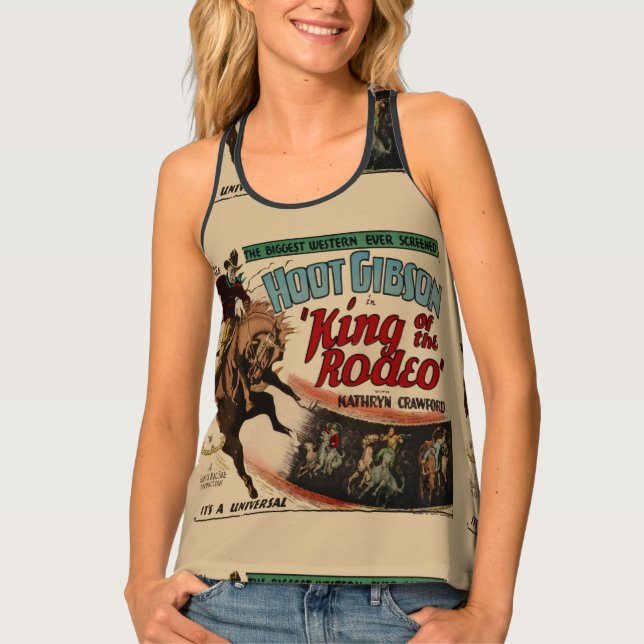 Western Top Hoot Gibson King Of The Rodeo (Front)