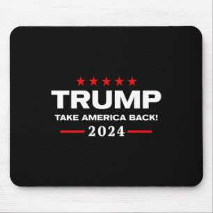 Western Trump Cowboy You Missed Trump 2024 Usa Fla Mouse Pad