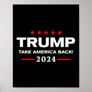 Western Trump Cowboy You Missed Trump 2024 Usa Fla Poster