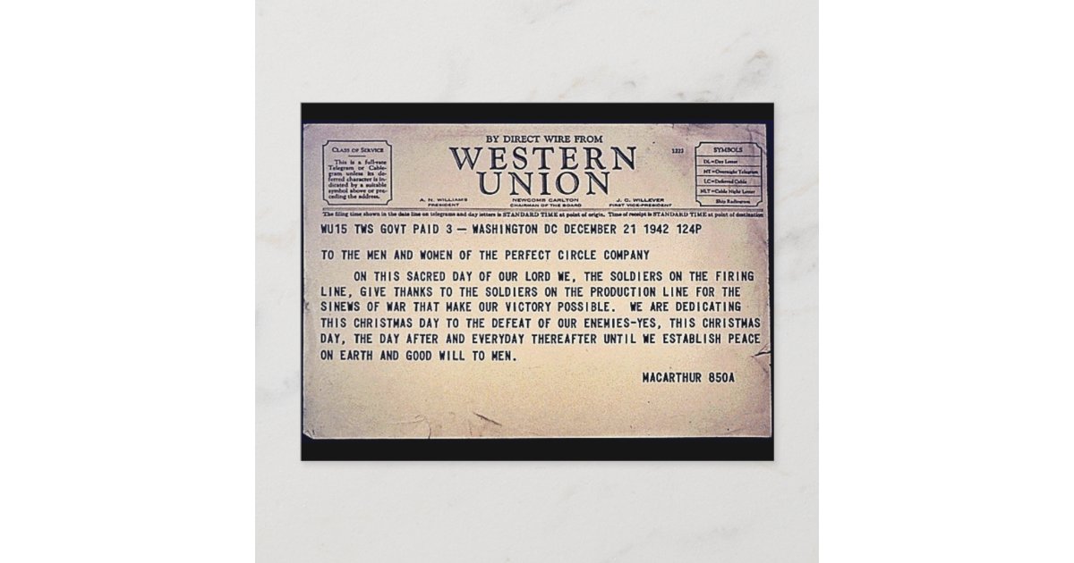 western union telegram coded