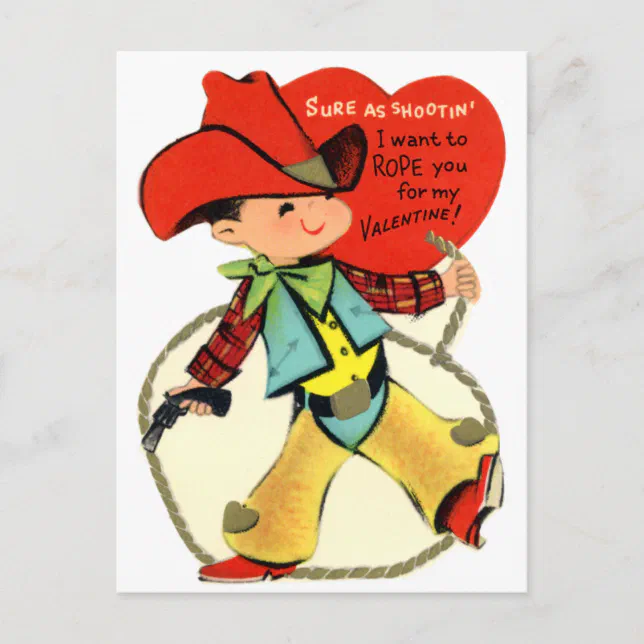 Western Valentine Card | Zazzle