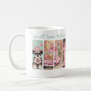 Western Valentine Romance with Miniature Schnauzer Coffee Mug