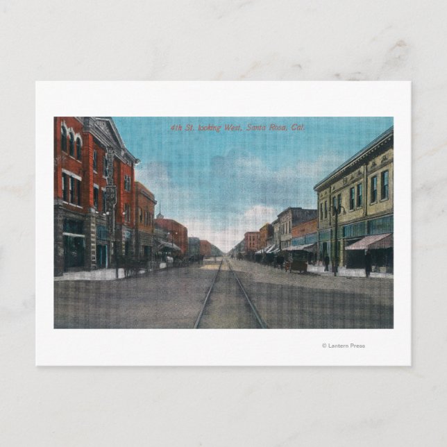 Western View from Fourth Street # 2 Postcard (Front)