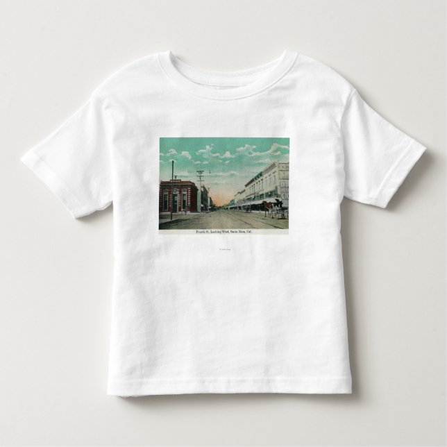 Western View from Fourth StreetSanta Rosa, CA Toddler T-shirt (Front)