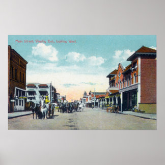 Western View from Main StreetVisalia, CA 2 Poster