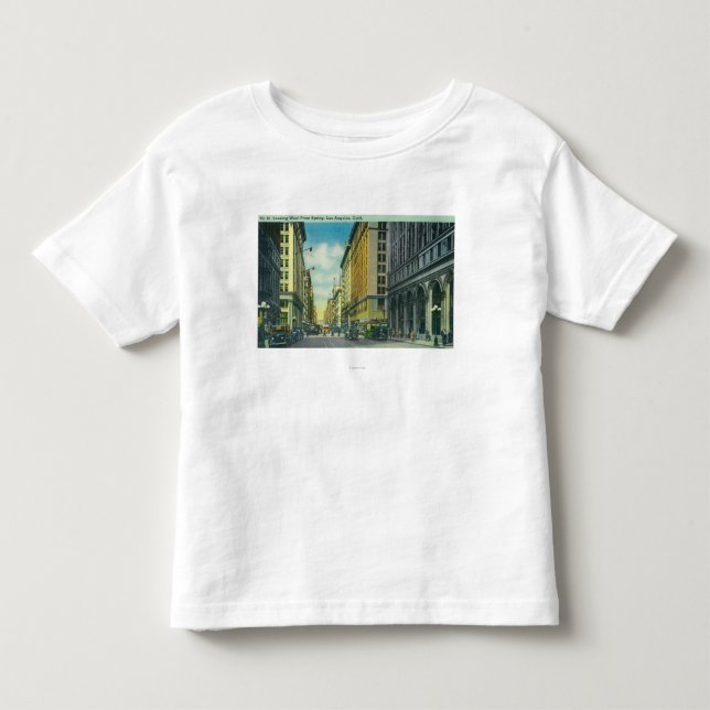 Western View of 7th Street from Spring Street Toddler T-shirt (Front)
