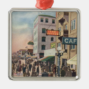 Western View of the Promenade Metal Ornament