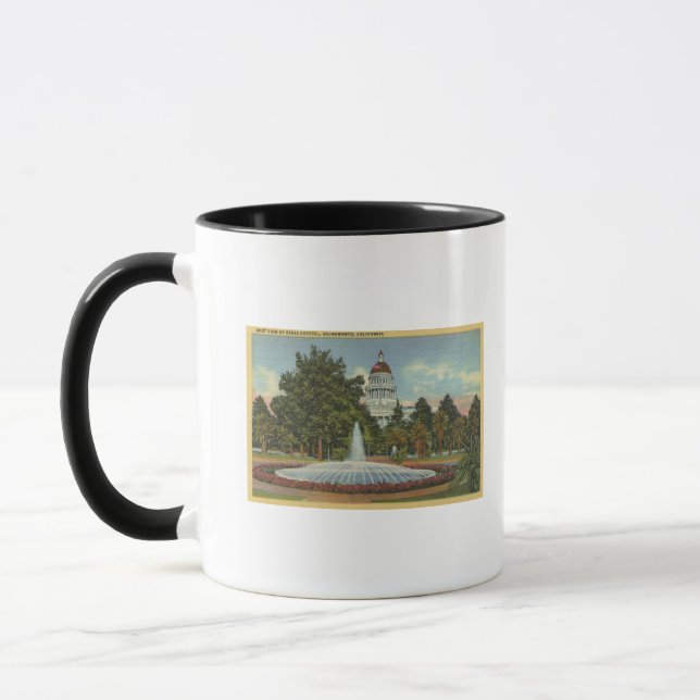 Western View of the State Capitol Mug (Left)