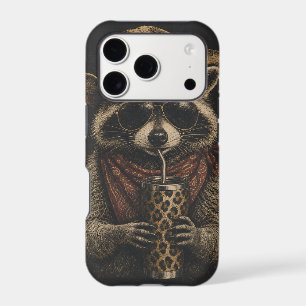Western Vintage Raccoon Lover Gift iPhone 17 Pro Case