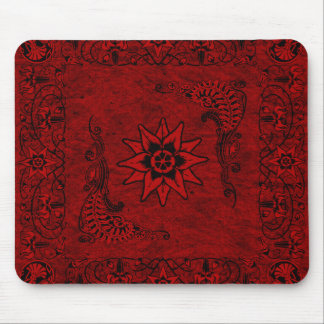 Western Vintage Red Bandana Mousepad