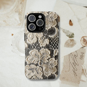 Western Vintage Rustic Lace Womens iPhone 15 Pro Max Case