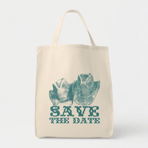 Western Vintage Wedding Planner Tote Bag