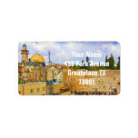 Western Wall in Jerusalem (Wall of Sorrow) Label