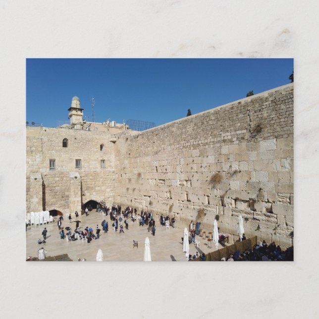 Western Wall, Israel Postcard (Front)
