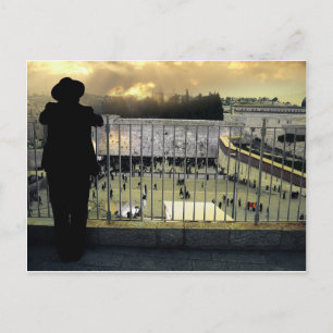 Western Wall, Jerusalem, Holy Land Postcard