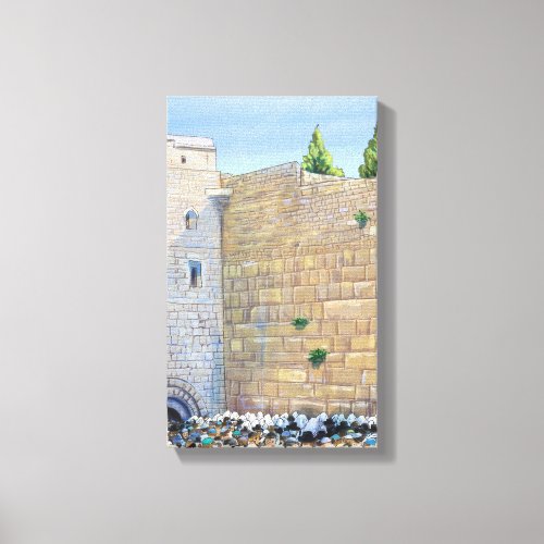 Western Wall KOTEL Jerusalem Old City Israel Canvas Print