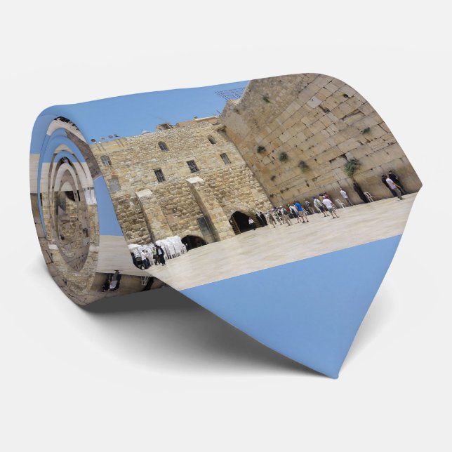 Western Wall Mosaic Neck Tie (Rolled)