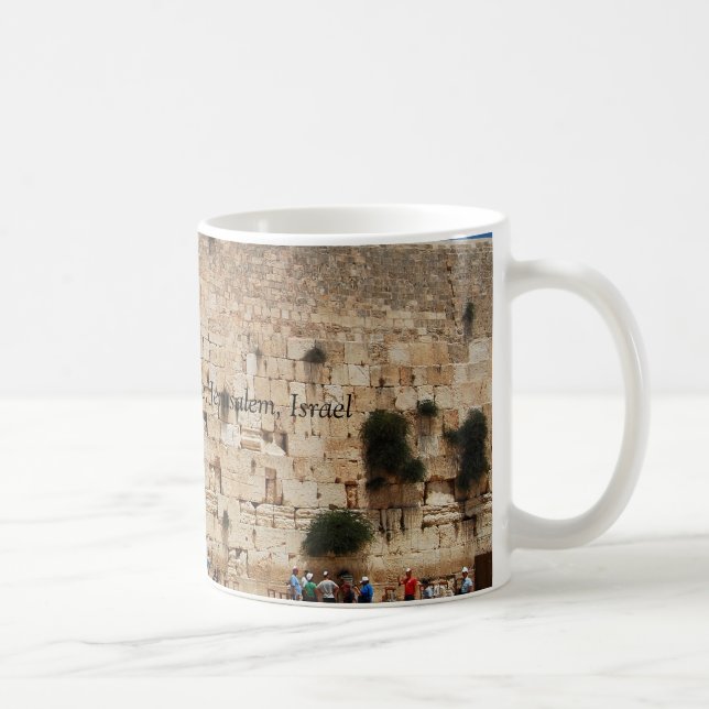 Western Wall of Temple, Jerusalem, Israel mug (Right)