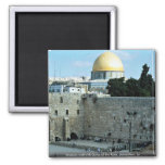 Western Wall With Dome Of The Rock, Jerusalem, Isr Magnet at Zazzle