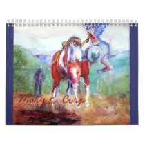 Western Watercolors Calendar