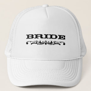 Western Wedding   Bride Trucker Hat