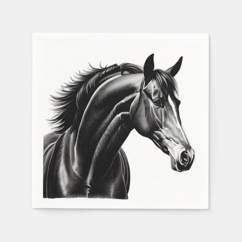 Western Wedding  Horse Rustic Country Equestrian Napkins